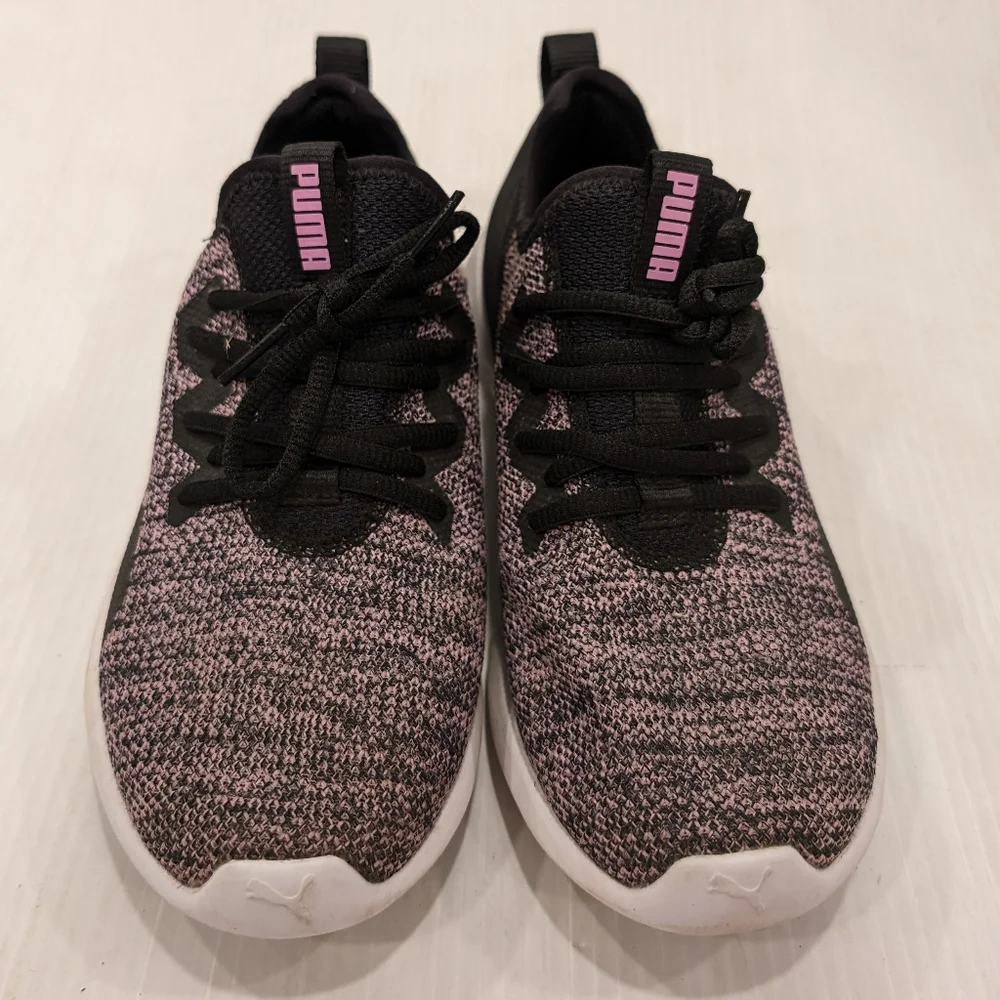 PUMA Carson 2 X women's knit Orchid Pink & black running shoes size 6.5